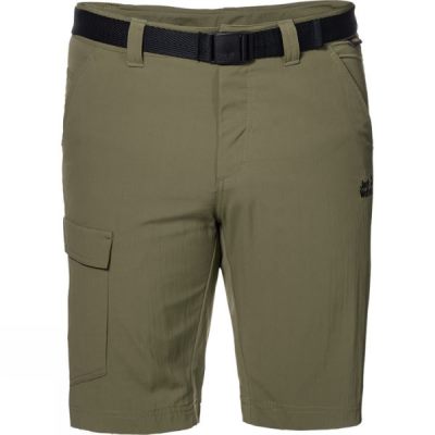 Pantalones Cortos Jack Wolfskin Hoggar Hombre - Verde Oliva - Chile ERX542376